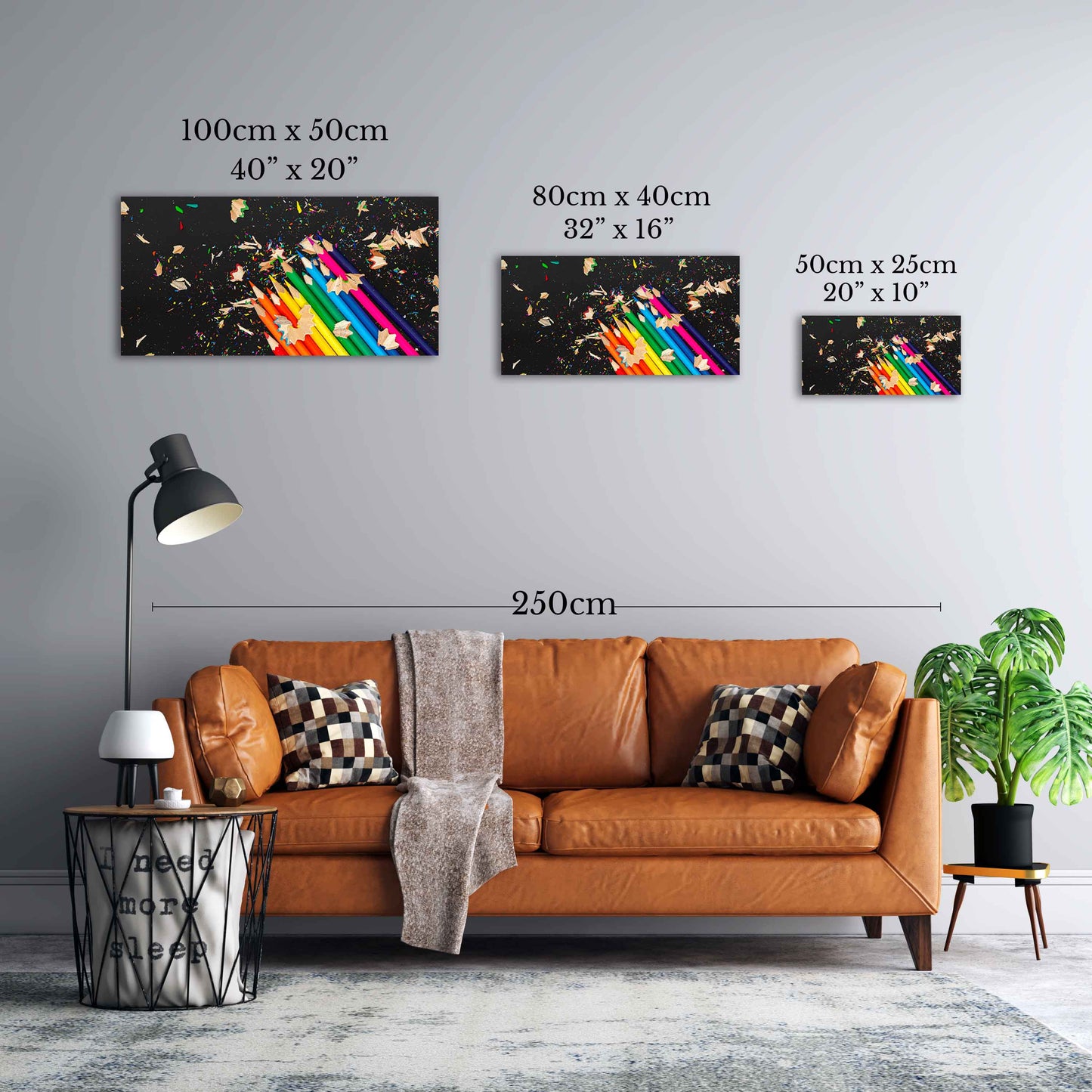 
                  
                    Canvas wall art print pencil dust
                  
                