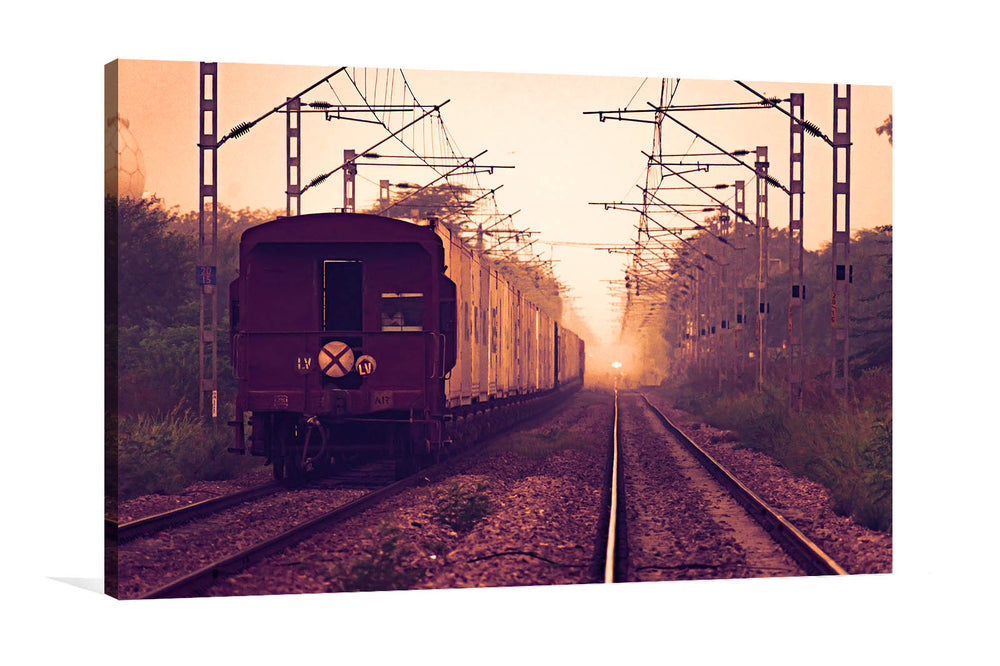 Train Journey Canvas Art