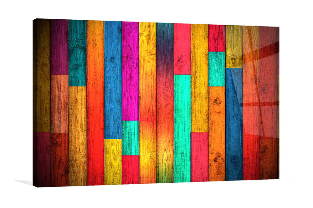 Painted Wood Wall Art