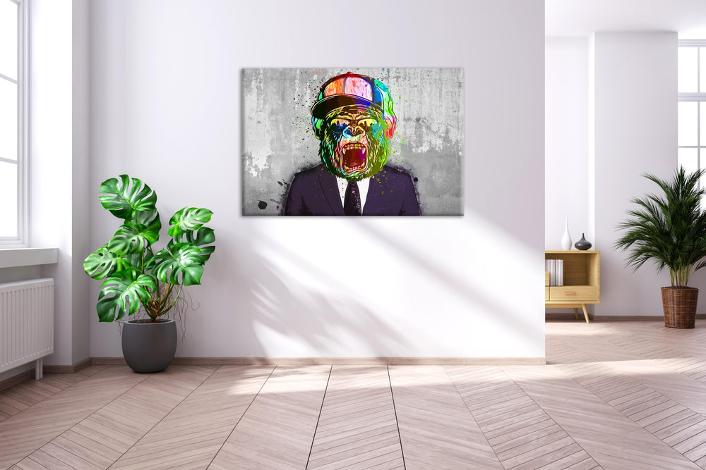 
                  
                    Monkey Abstract wall art
                  
                