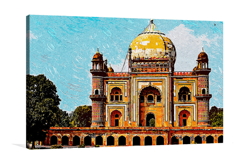 Safdarjung Tomb Painting