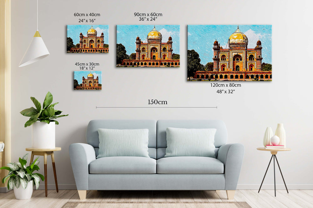 
                  
                    Safdarjung Tomb Painting
                  
                