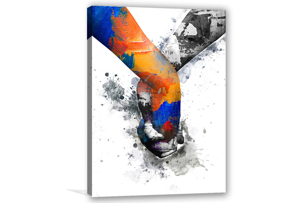 Hand Painting Canvas and Acrylic Glass Photo Print