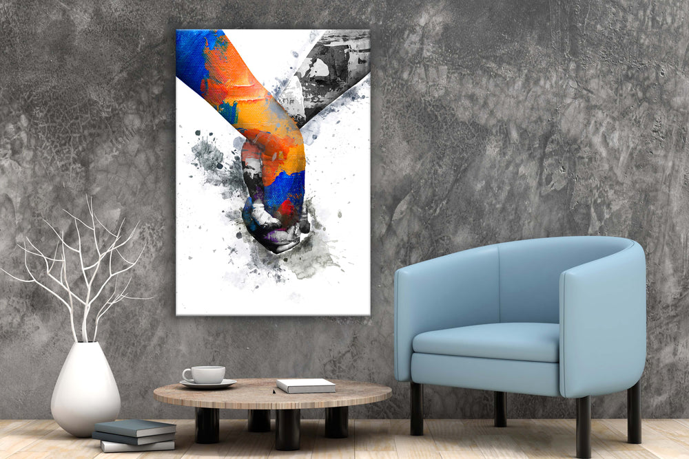 
                  
                    Hand Painting Canvas and Acrylic Glass Photo Print
                  
                