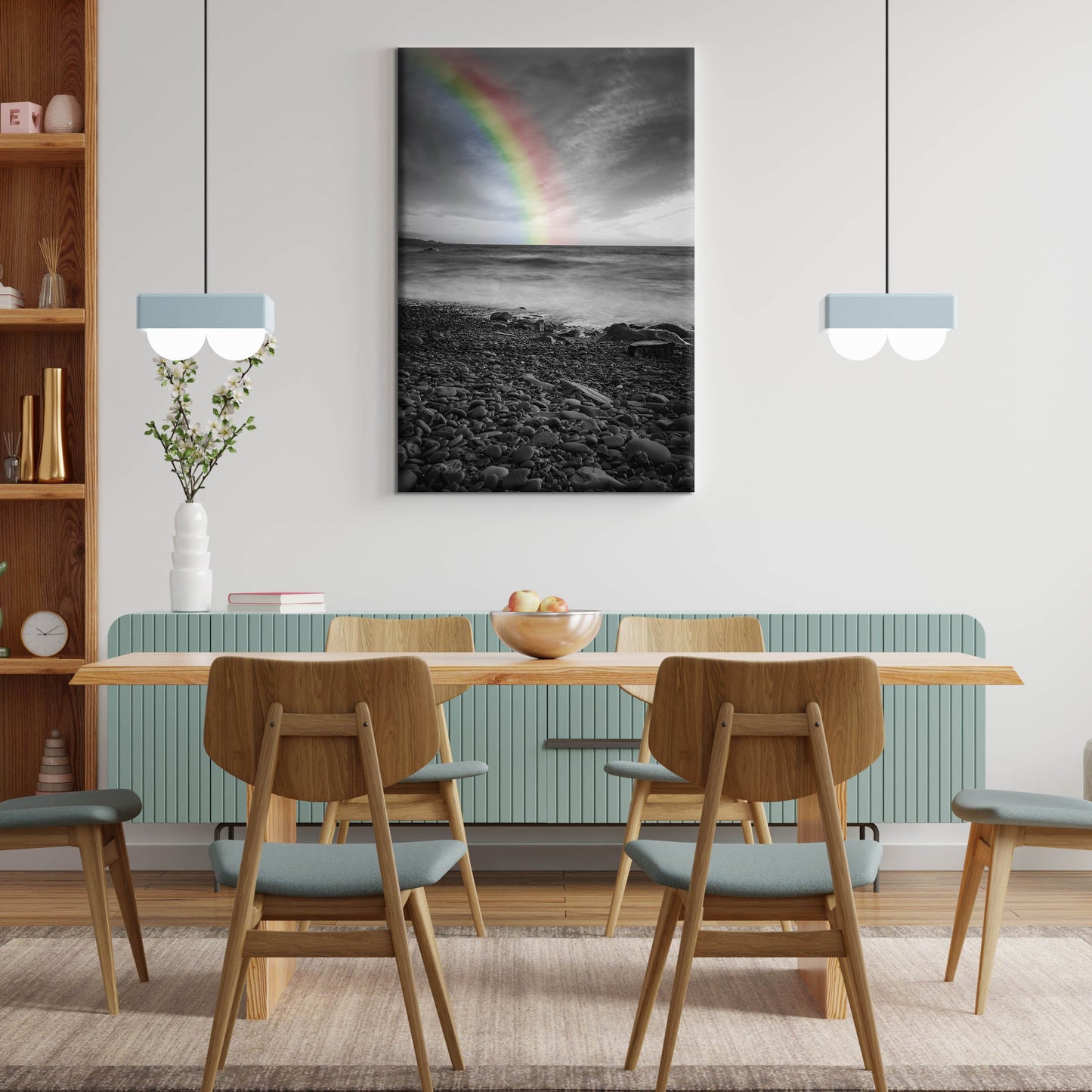 
                  
                    Rainbow canvas photo print
                  
                