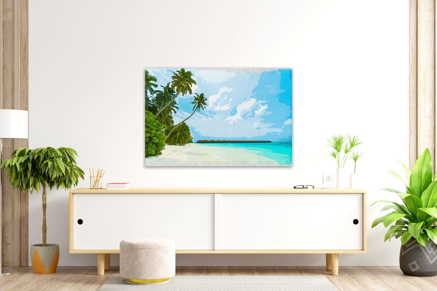 
                  
                    Tropical Beach Painting
                  
                