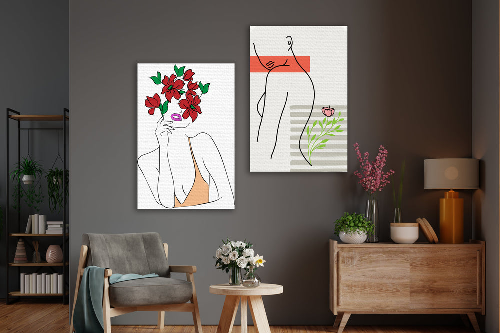 Women Abstract wall art