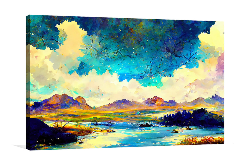 Beautiful scenery painting