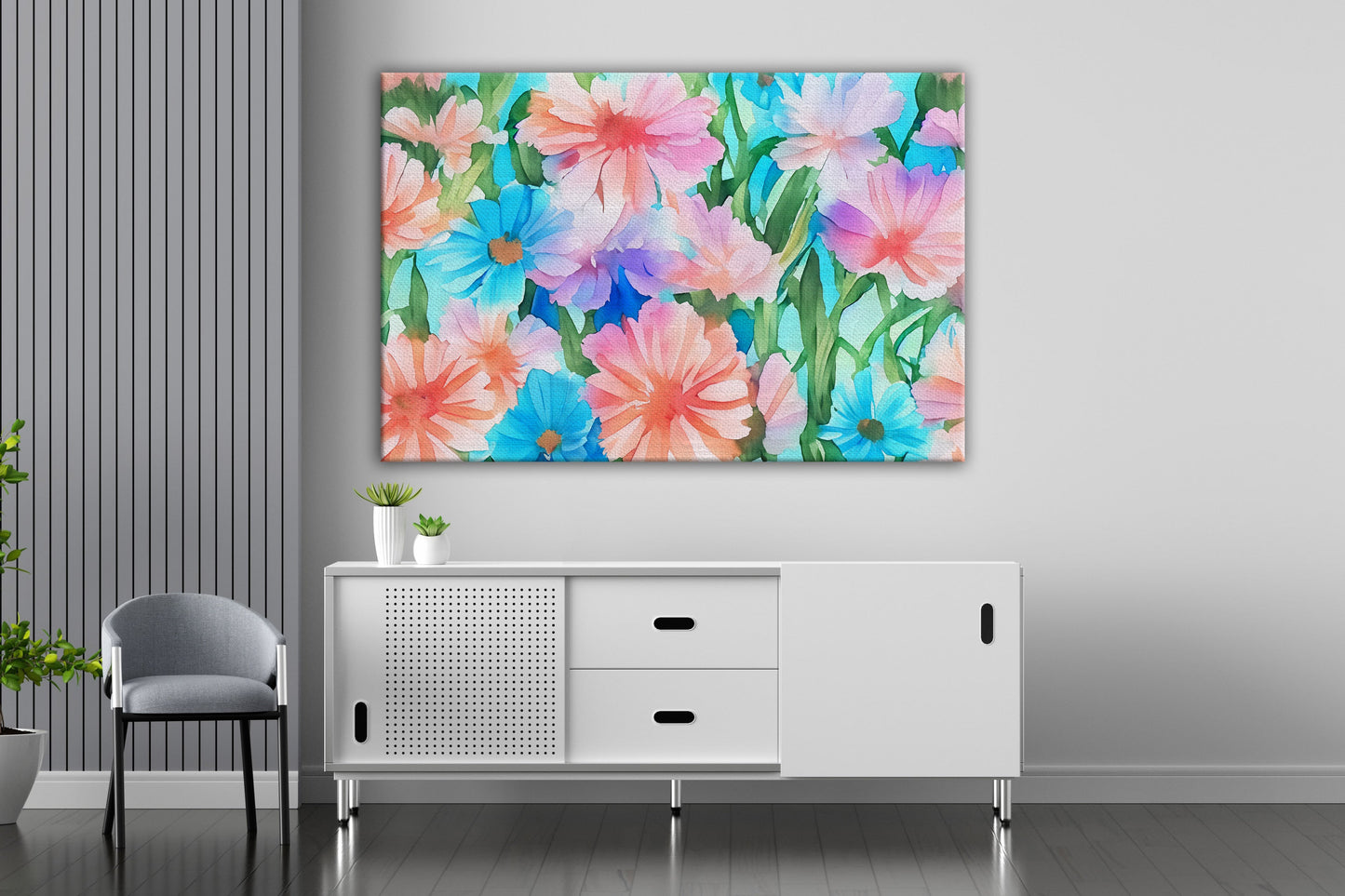 
                  
                    Vibrant Watercolor Flower Painting
                  
                