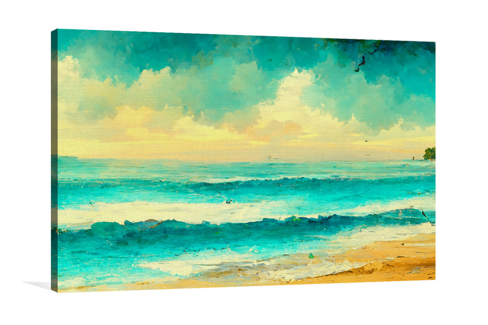 Beautiful Beach Painting: Bringing the Serene Shorelines to Life