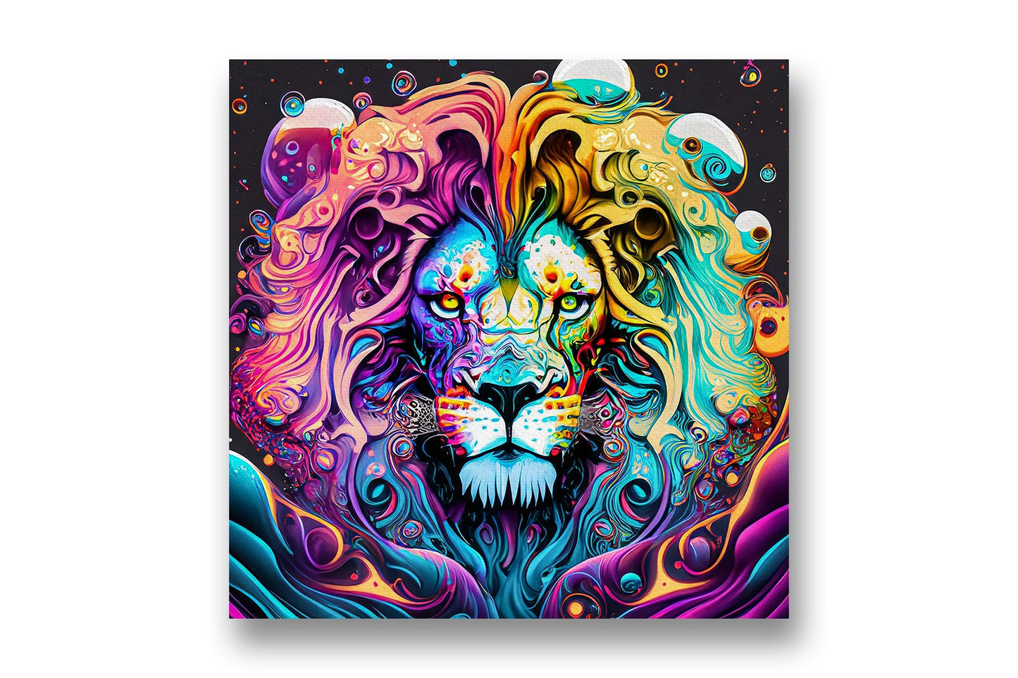 
                  
                    Majestic Lion Abstract Wall Art
                  
                