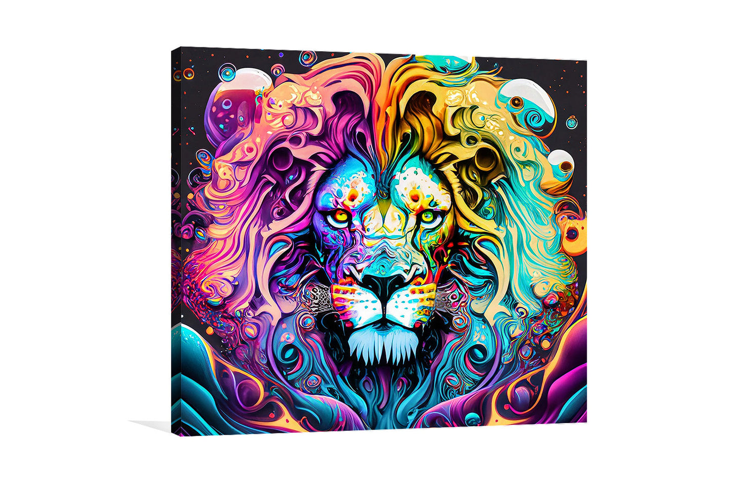 
                  
                    Majestic Lion Abstract Wall Art
                  
                