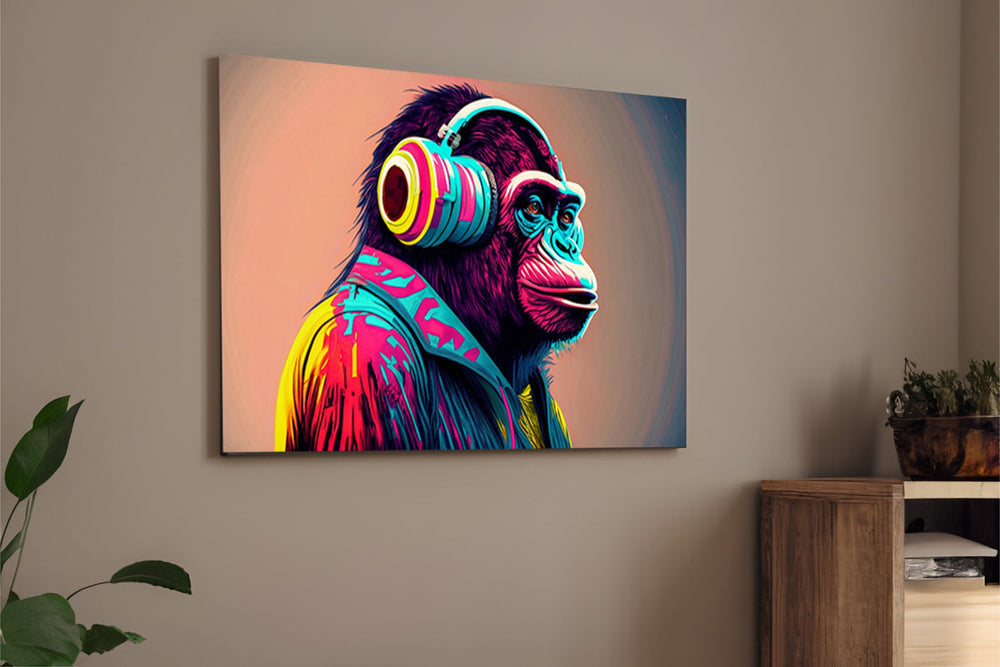 Monkey Abstract Art - 