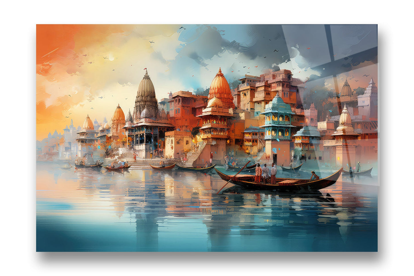 
                  
                    "Sacred Ghats of Banaras"
                  
                