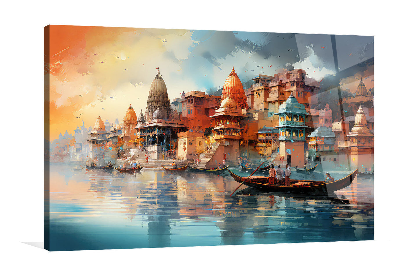 
                  
                    "Sacred Ghats of Banaras"
                  
                